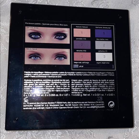 NIB Sephora Pro Lesson Palette - Smoky and Natural Shades - Picture 3 of 4